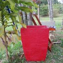 Ver imagem 7 de Kit 4 Vaso Planta 45x35 Moderno Trapézio Polietileno BGPLASTICOS VINHO BORDO 021