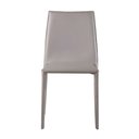 Ver imagem 2 de Kit 6 Cadeiras Amanda Glam Rivatti Revestida em PVC Nude Estrutura Metal