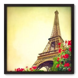 Quadro Decorativo - Paris - 70cm x 70cm - 041qnmdp - 1 Quadro Decorativo - Paris - 70cm x 70cm - 041qnmdp - 1