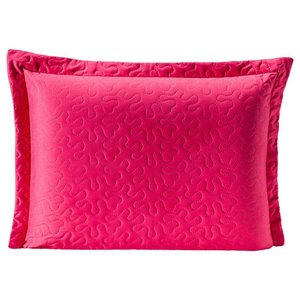 Porta Travesseiro Pratik Pink Caqui Avulso Dupla Face