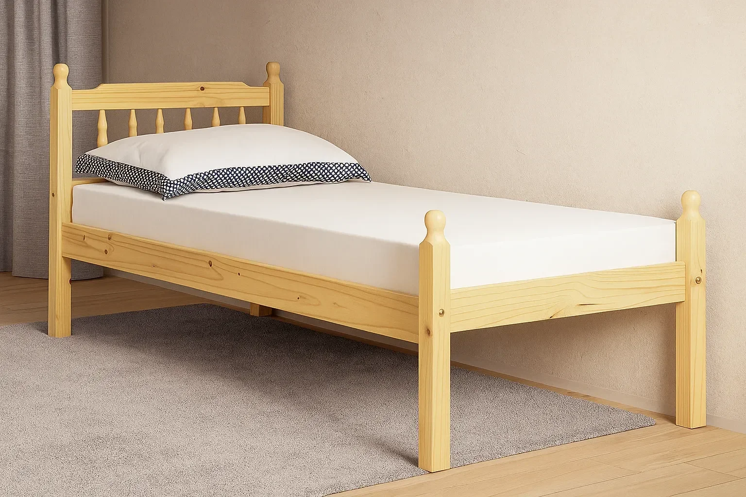 Ver imagem 1 de Cama Solteiro Naturalle Madeira de Pinus