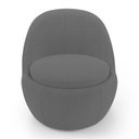 Ver imagem 5 de Kit 02 Poltronas Orgânicas Living Memphis Fixa Bouclê Cinza Escuro - Abmaza