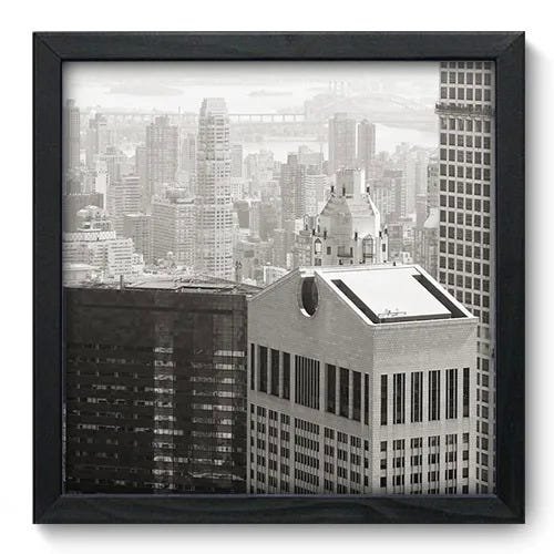 Quadro Decorativo - Cidade - 33cm x 33cm - 006qnubp - 1
