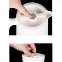 Ver imagem 5 de Garrafa Térmica 1 Litro Bule Cantinho do Café Chá Leite Água Plástico Cabo Madeira