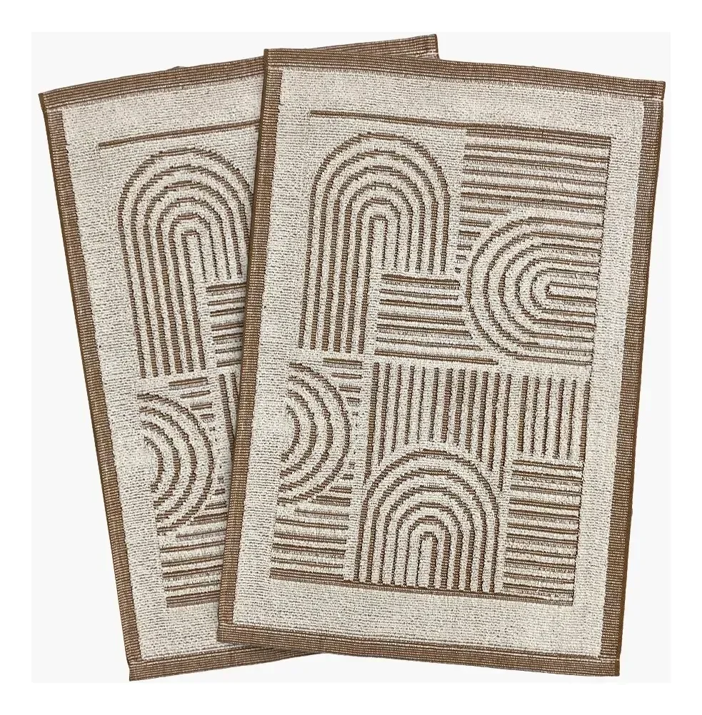 Ver imagem 2 de Tapete Porta Nazca / Línea Luxo 50x80cm Capacho Entrada:caramelo