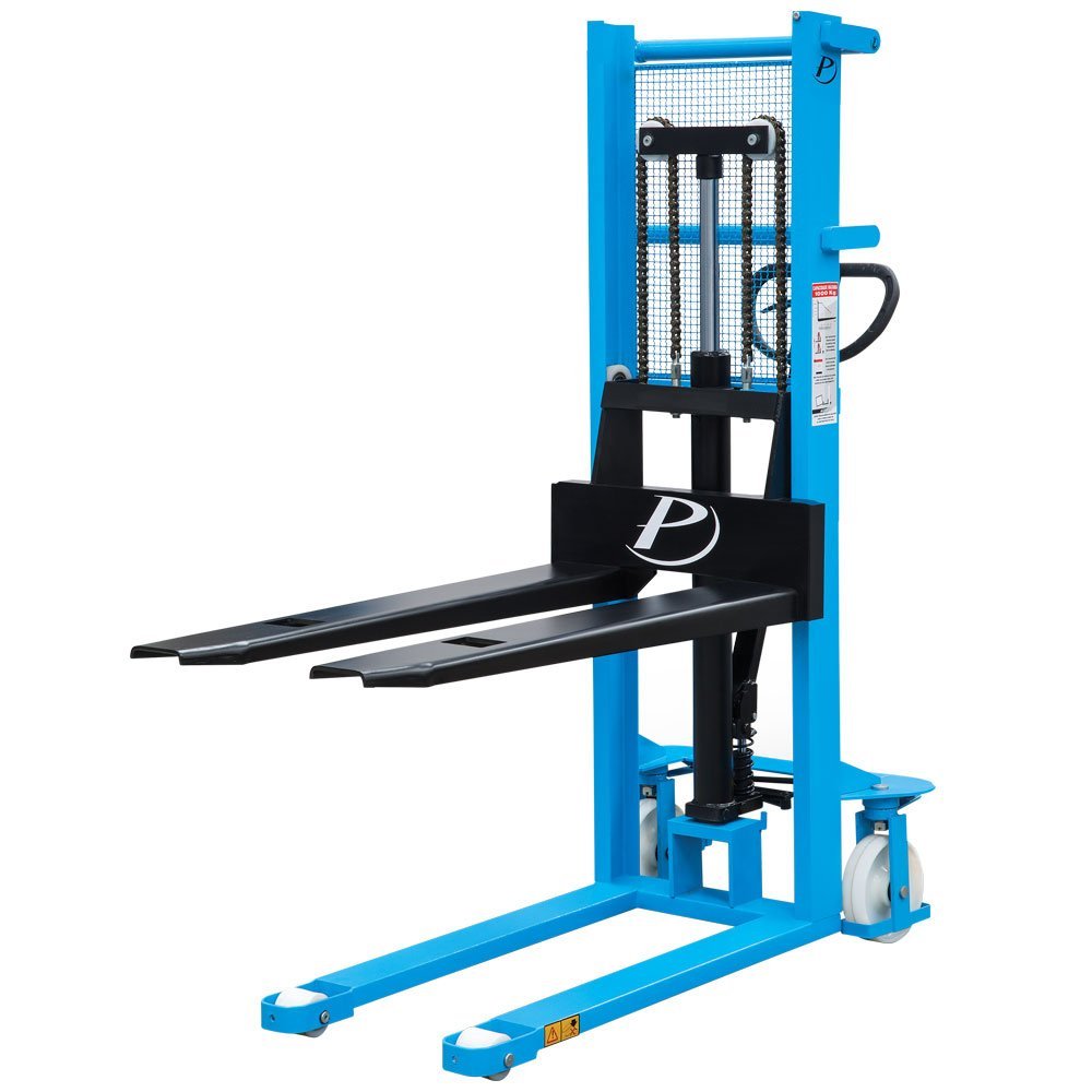 Empilhadeira Hidráulica Tração Manual e Elevação de 1.6 Metros Suporta Até 1.000kg Lm1016 - - 1