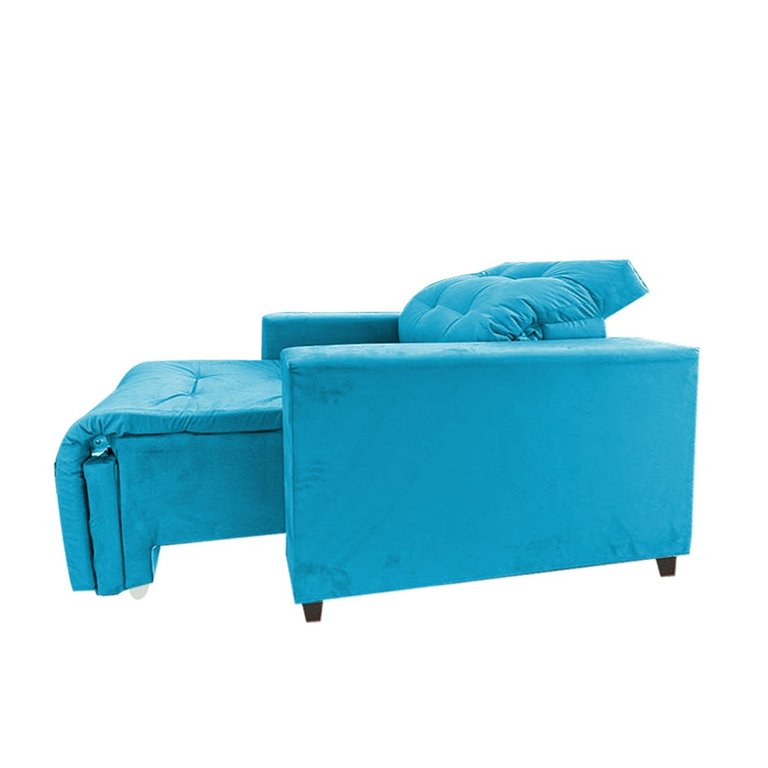 Poltrona Amamentação Retratil e Reclinavel Sala Quarto Mamae Sofia Turquesa Poltrona Amamentação Retratil e Reclinavel Sala Quarto Mamae Sofia Turquesa