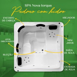 Spa Quadrado Nova Iorque Padrão com Hidro - 3