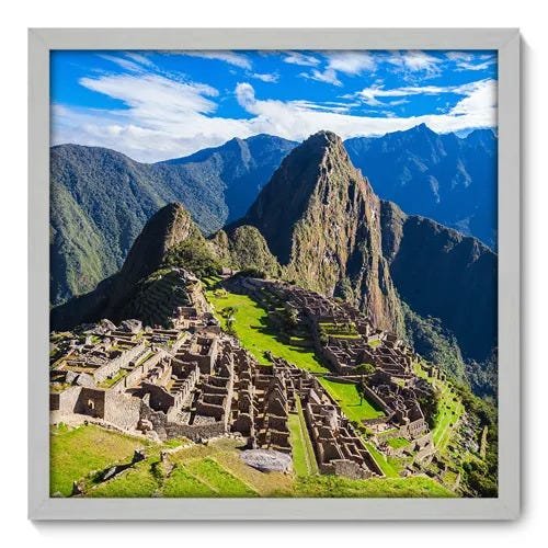 Quadro Decorativo - Machu Picchu - 50cm x 50cm - 077qnmcb - 1