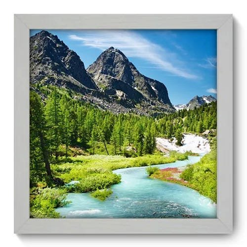 Quadro Decorativo - Paisagem - 22cm x 22cm - 006qnpab - 1