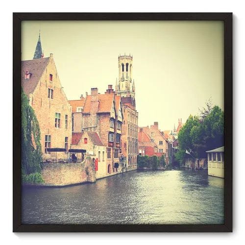 Quadro Decorativo - Bélgica - 70cm x 70cm - 094qnmdp - 1