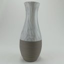 Ver imagem 3 de Minorca Vaso 36x14x14cm Cerâmica Cinza