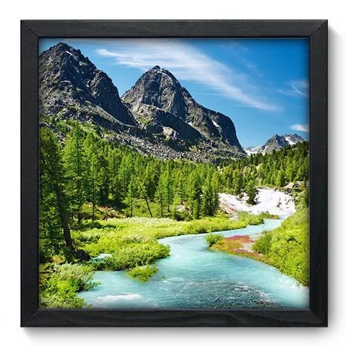 Quadro Decorativo - Paisagem - 33cm x 33cm - 006qnpbp - 1