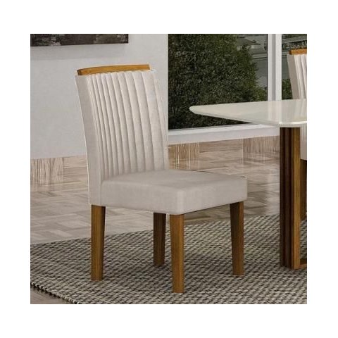 Cadeira para Mesa de Jantar 2 Unidades Jade Mdf - Leifer