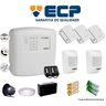 Kit de Alarme Max 4 Residencial Ecp Com 3 Sensores Magnético 2 Sensores Infravermelho Sem Fio  - 1