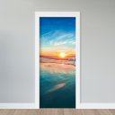 Ver imagem 1 de Adesivo de Porta - Paisagem Mar 2