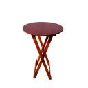 Ver imagem 1 de Mesa de Bistrô Dobrável 60x60 Bar Restaurante Lanchonete Amarelo/Mel