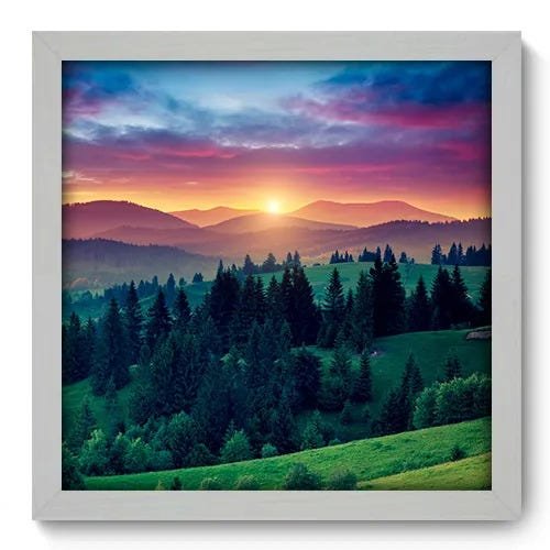 Quadro Decorativo - Paisagem - 33cm x 33cm - 028qnpbb - 1