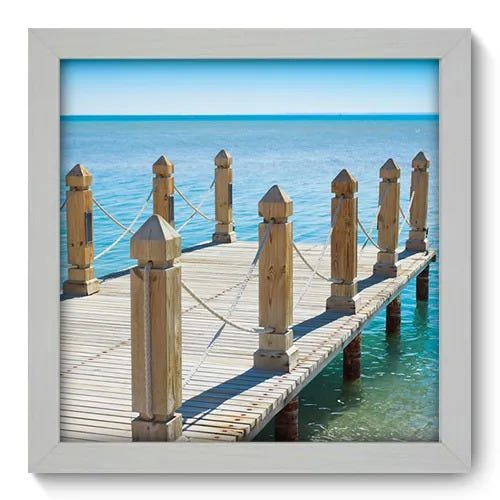 Quadro Decorativo - Pier - 22cm x 22cm - 018qnpab - 1