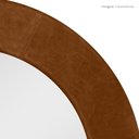 Ver imagem 6 de Espelho Decorativo Madrid Corino 90cm Redondo Marrom