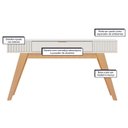 Ver imagem 3 de Aparador para Sala Ambiente Riviera Off White – Colibri