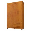 Ver imagem 2 de Roupeiro Copacabana New 4 Portas 2 Gavetas Benetil Móveis