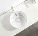 Ver imagem 4 de Cuba Apoio Evier Bella Tazza Gold Persia Banheiro Luxo