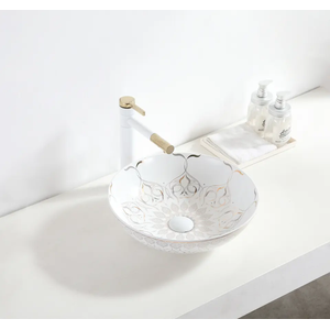 Cuba Apoio Evier Bella Tazza Gold Persia Banheiro Luxo