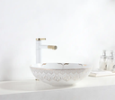 Ver imagem 3 de Cuba Apoio Evier Bella Tazza Gold Persia Banheiro Luxo