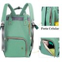 Ver imagem 7 de Mochila Maternidade Bolsa Bebê Multifunção Impermeável - Preto