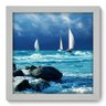 Quadro Decorativo - Barcos - 22cm x 22cm - 015qnpab - 1