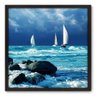 Quadro Decorativo - Barcos - 70cm x 70cm - 015qnpdp - 1
