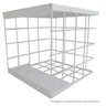 Grade de Proteção para Câmera de Segurança Cftv 18X18X18cm - Branca - 2