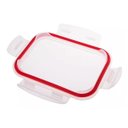 Ver imagem 5 de Conjunto de Potes de Mantimentos de Vidro Hermético 3pçs Casambiente Jgti004 Verm