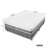 Cama Box Casal de Molas Ensacadas com Espumas D28 e D33 (138x188x58cm) Revolution Pillow (Cama + Box) - 2