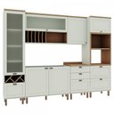 Ver imagem 2 de Cozinha Completa Iluminata 7 Portas 5 Gavetas Mint/ébano - Genialflex