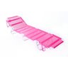 Cadeira Espreguiçadeira em Alumínio Rosa - Bel Lazer - 3