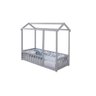Cama Infantil Montessoriana com Grade Nina Azul Com Colchão - 2