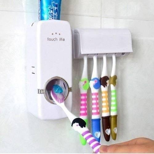 Dispenser Para Pasta Dental Com Porta Escovas De Dentes Jiaxi JX5 - 2