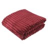 Cobertor Manta Casal Soft Canelada 2,20m X 1,80m Califórnia Cor Vermelho - 1