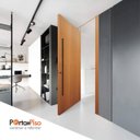 Ver imagem 2 de Folha de Porta Piso Teto Tauari 2,5m Altura Mapaf:2,5x112 Cm