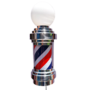 BARBER POLE GIRATÓRIO 70CM TAMANHO BIG VOLTAGEM BIVOLT.