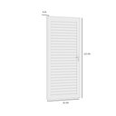 Ver imagem 2 de Porta Aço Laminada Ligth 215 X 81 Cm - R-45 Pintura Epox - Branco:direito