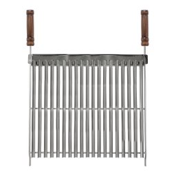 Grelha Argentina Luxo Segredos do Chef Aço Inox 304 60x50cm Grilazer - 1