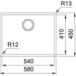 Cuba Box BXX 210-540 1E Sem Acessórios - Aço Inox - 2