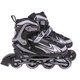 Patins Rollers InLine Aluminium 500 Preto Bel Sports - 3