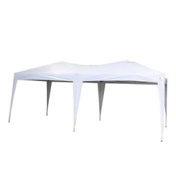 Tenda Gazebo Praia / Campo Dobravel Oversize 6x3 Mt - Branco - 1