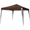 Tenda Gazebo Dobrável 3,00 X 3,00 M Marrom Bel Lazer - 1