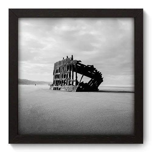Quadro Decorativo - Destroços - 22cm x 22cm - 090qnpap - 1