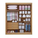 Ver imagem 2 de Guarda Roupa Atenas Ripado 100% Mdf com Espelho D Doro
